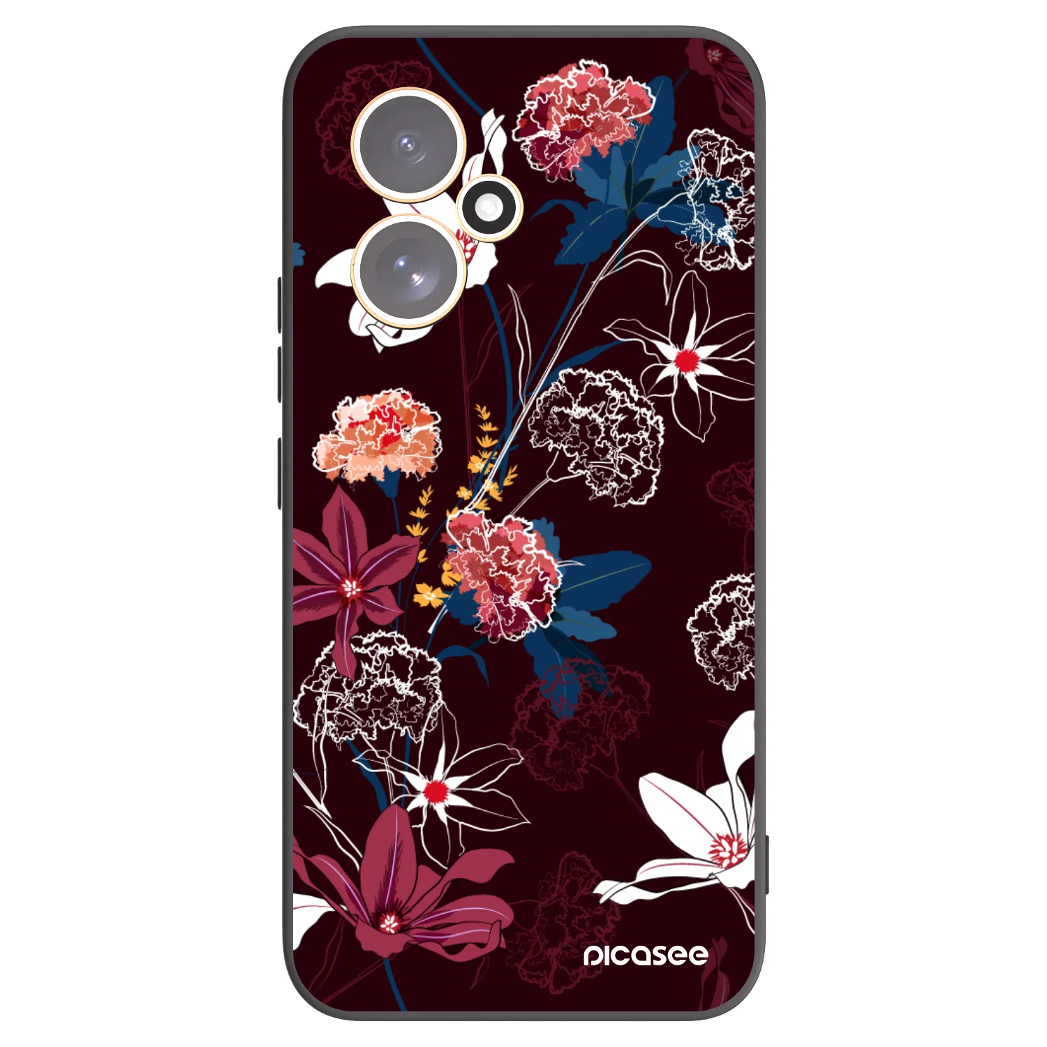 Picasee crna silikonska maskica za Honor 400 5G - Dark Meadow