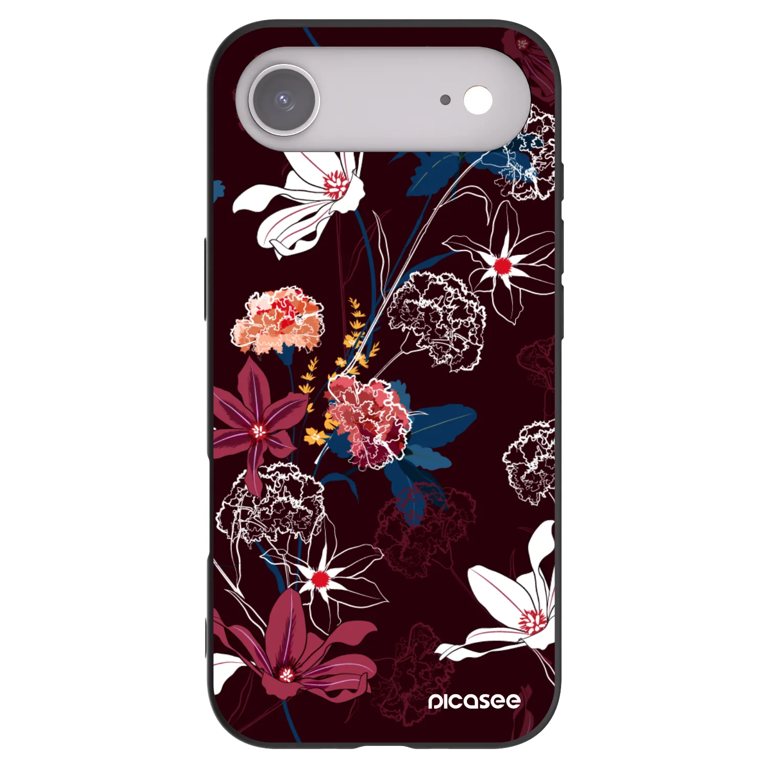 Picasee crna silikonska maskica za Apple iPhone Air - Dark Meadow