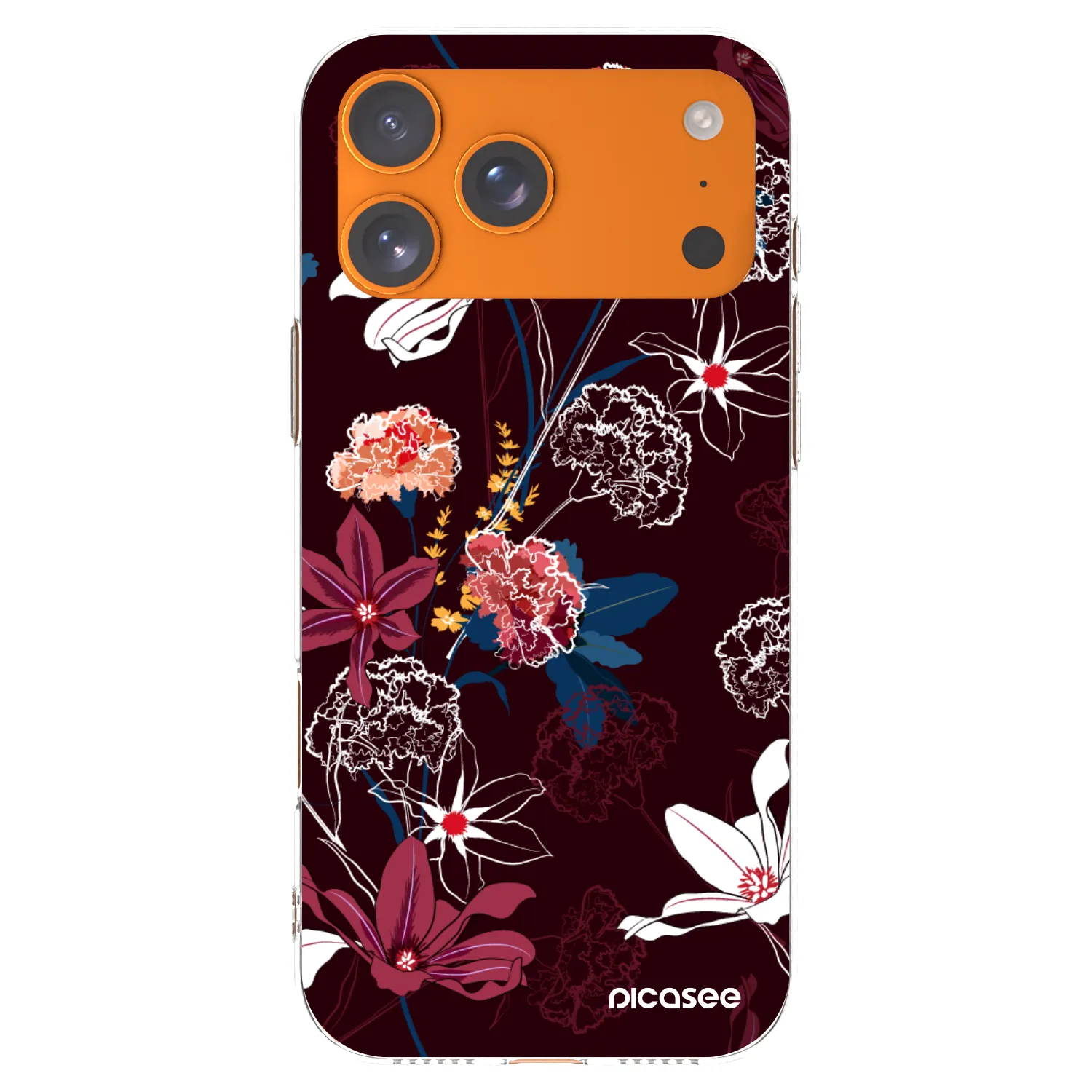 Picasee silikonska prozirna maskica za Apple iPhone 17 Pro Max - Dark Meadow