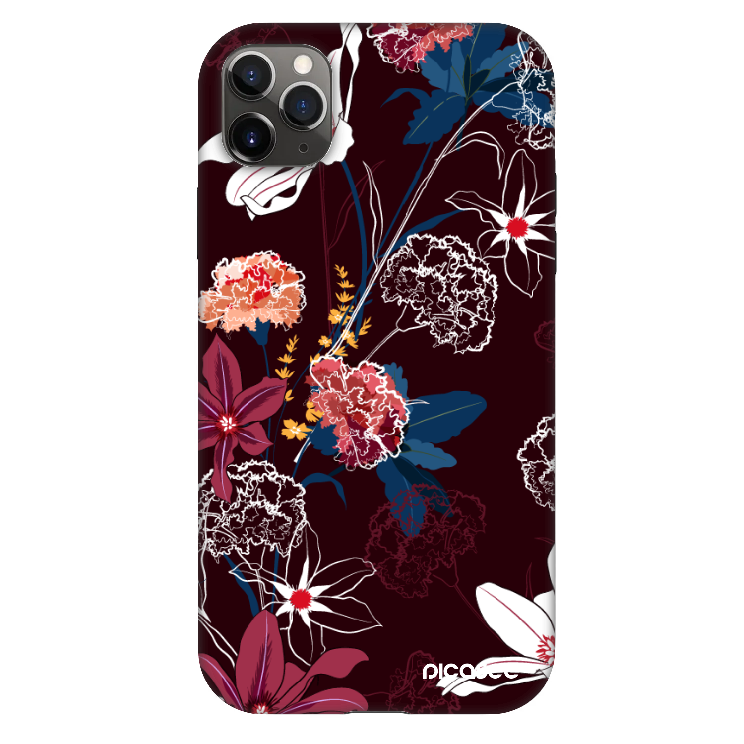 Picasee Fashion Case za Apple iPhone 11 Pro Max - Dark Meadow
