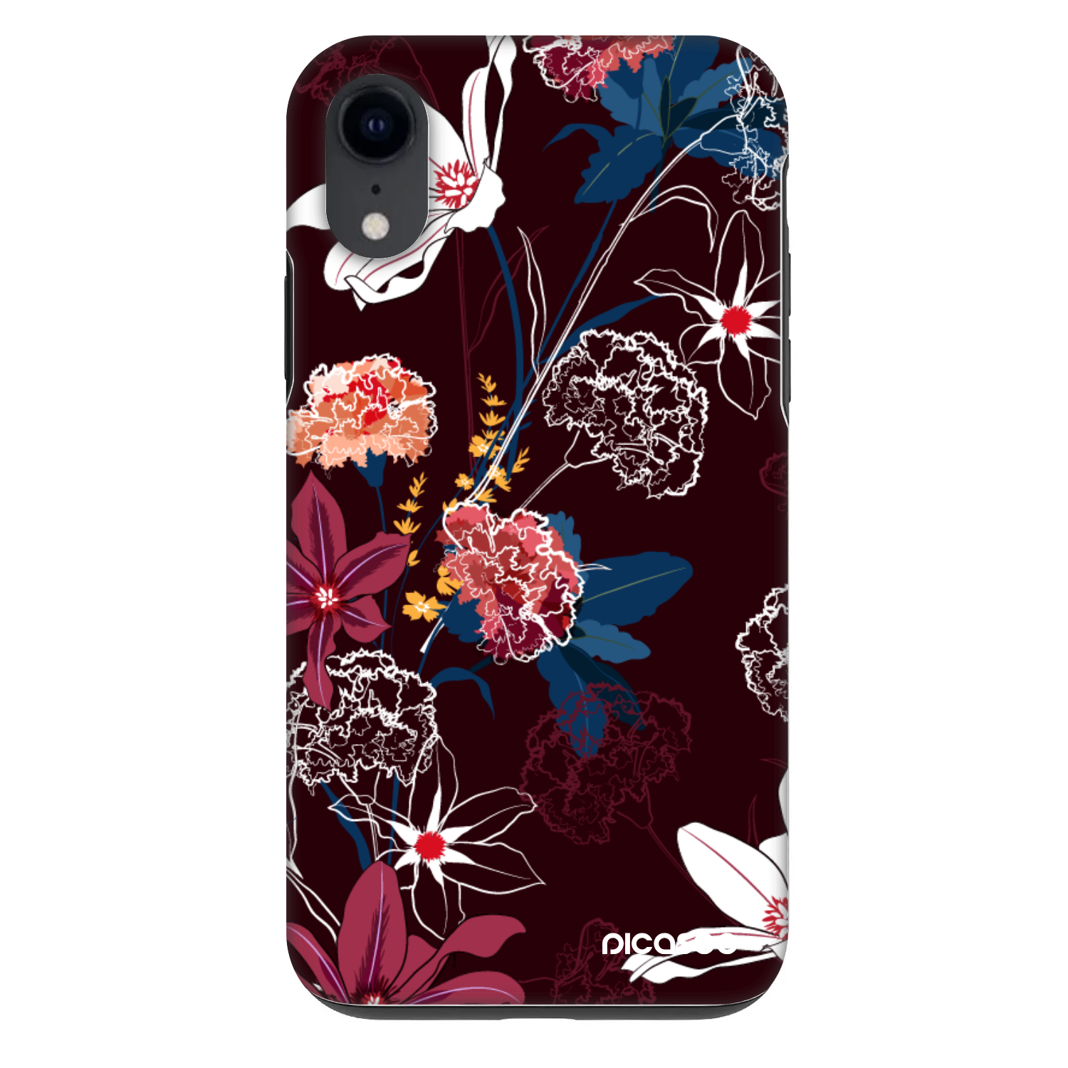 Picasee Fashion Case za Apple iPhone XR - Dark Meadow