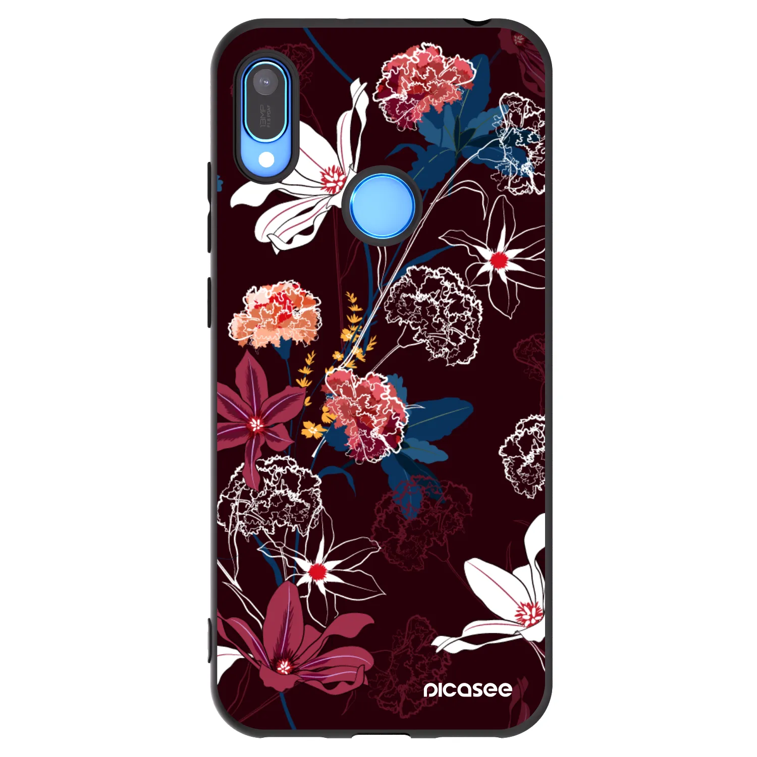 Picasee crna silikonska maskica za Huawei Y6 2019 - Dark Meadow