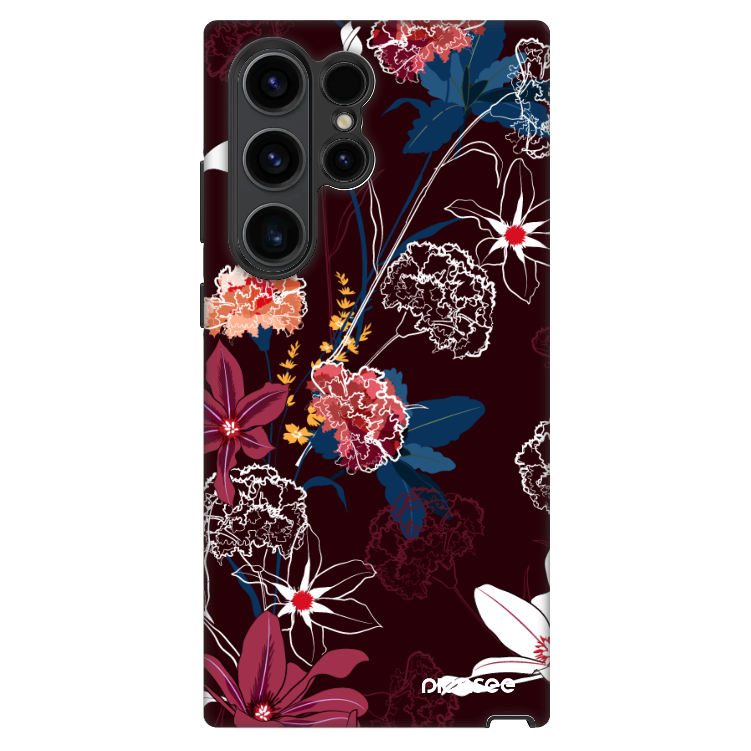 Picasee Fashion Case za Samsung Galaxy S22 Ultra 5G - Dark Meadow
