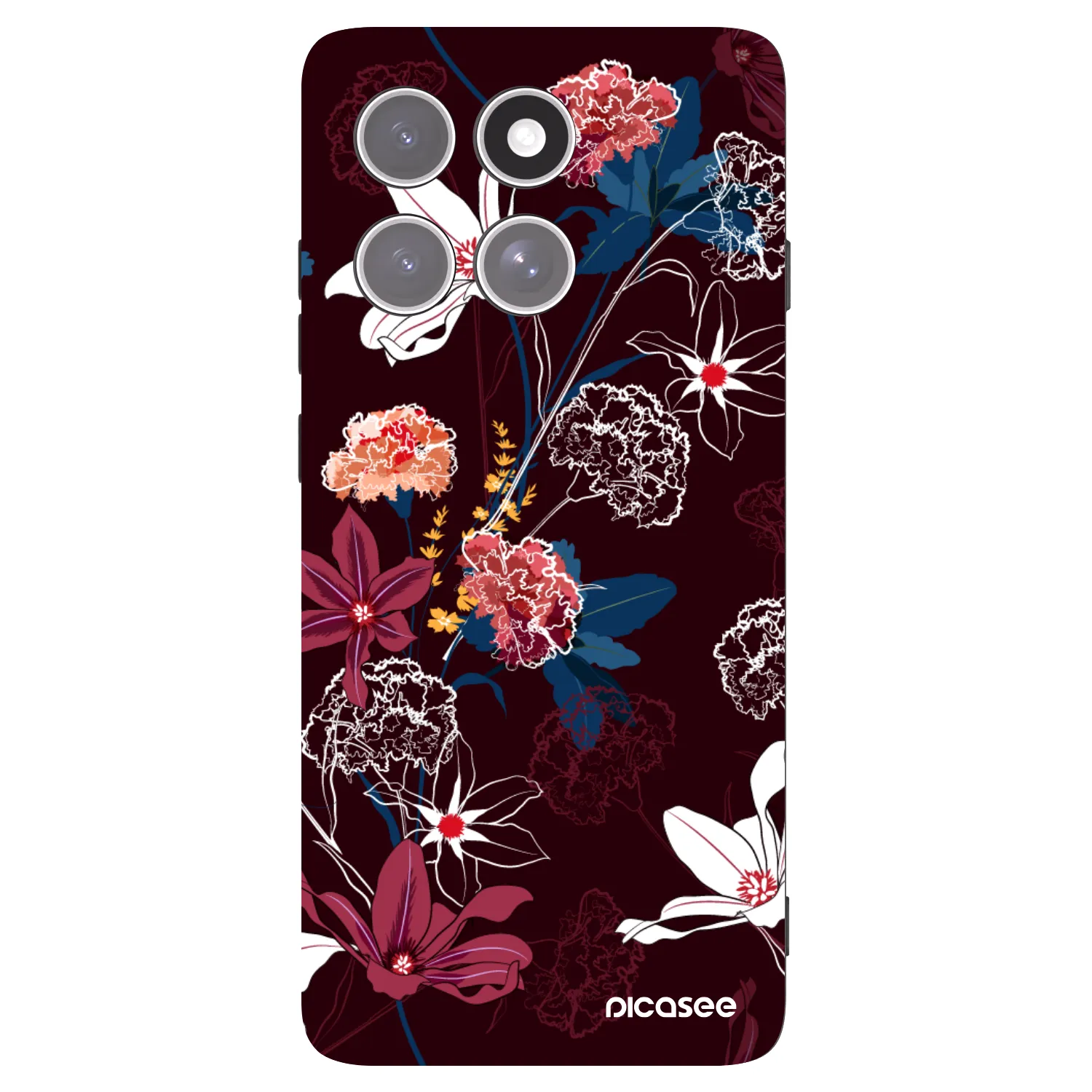 Picasee crna silikonska maskica za Motorola Edge 60 Pro - Dark Meadow