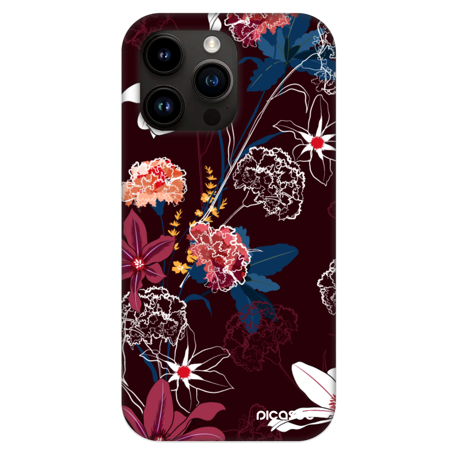 Picasee Fashion Case MagSafe za Apple iPhone 13 Pro - Dark Meadow