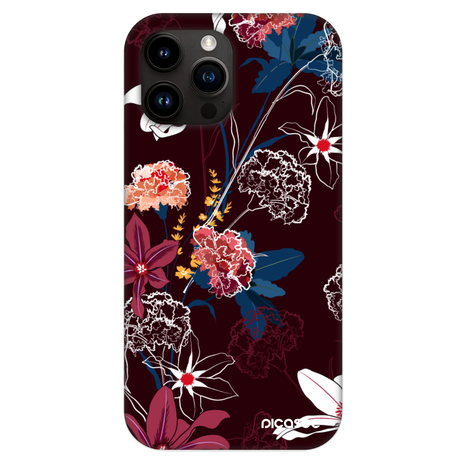 Picasee Fashion Case MagSafe za Apple iPhone 13 Pro Max - Dark Meadow