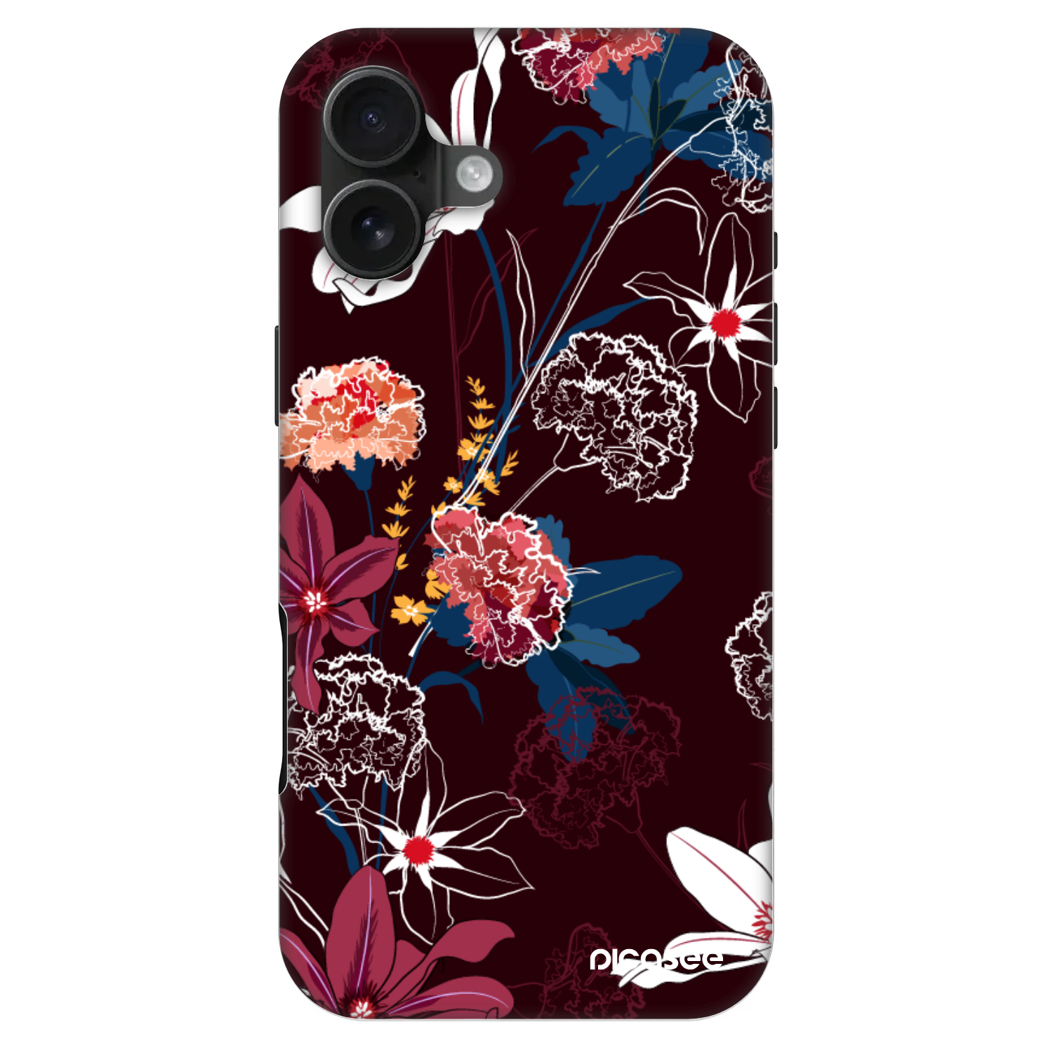 Picasee Fashion Case MagSafe za Apple iPhone 16 Plus - Dark Meadow