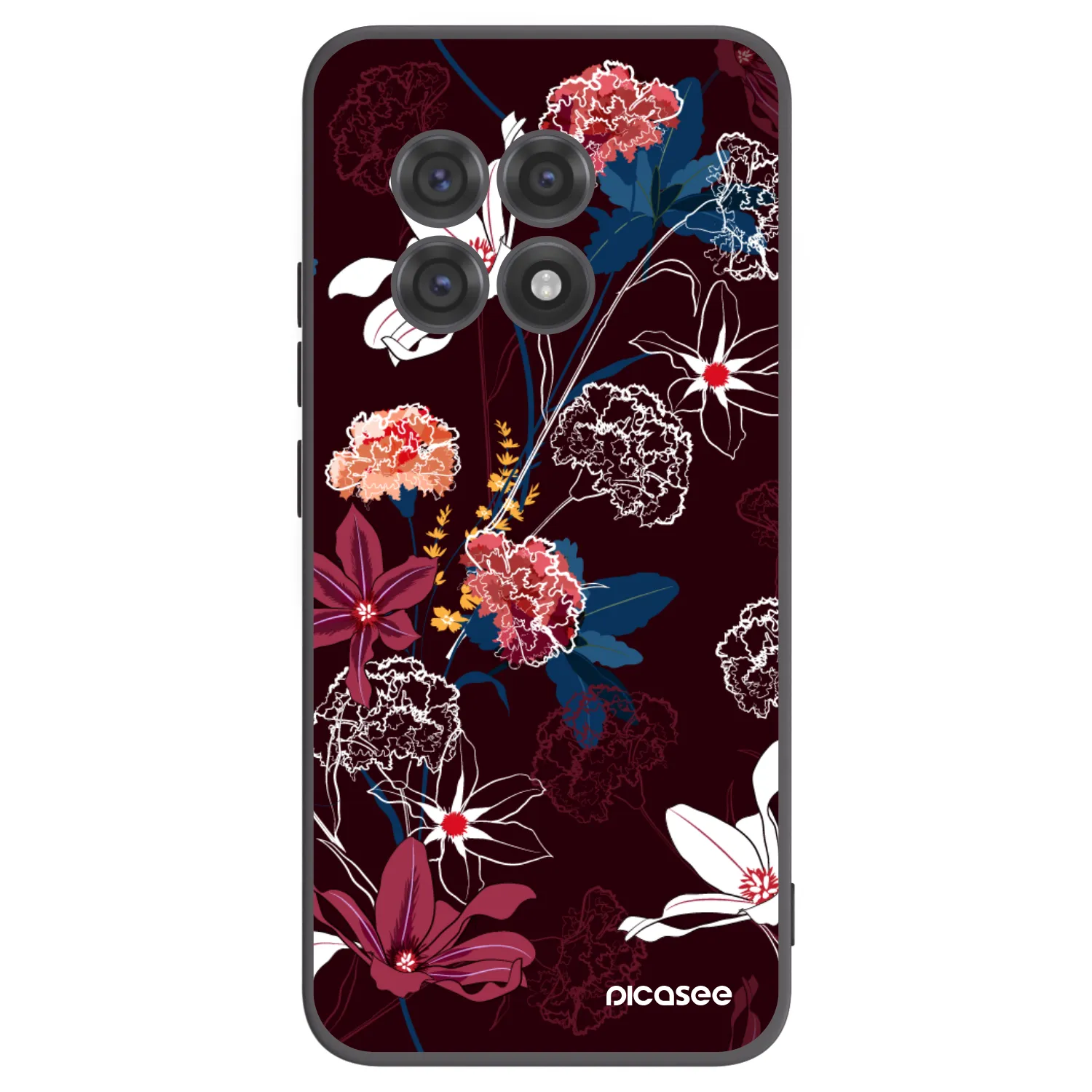 Picasee crna silikonska maskica za OnePlus 13R 5G - Dark Meadow