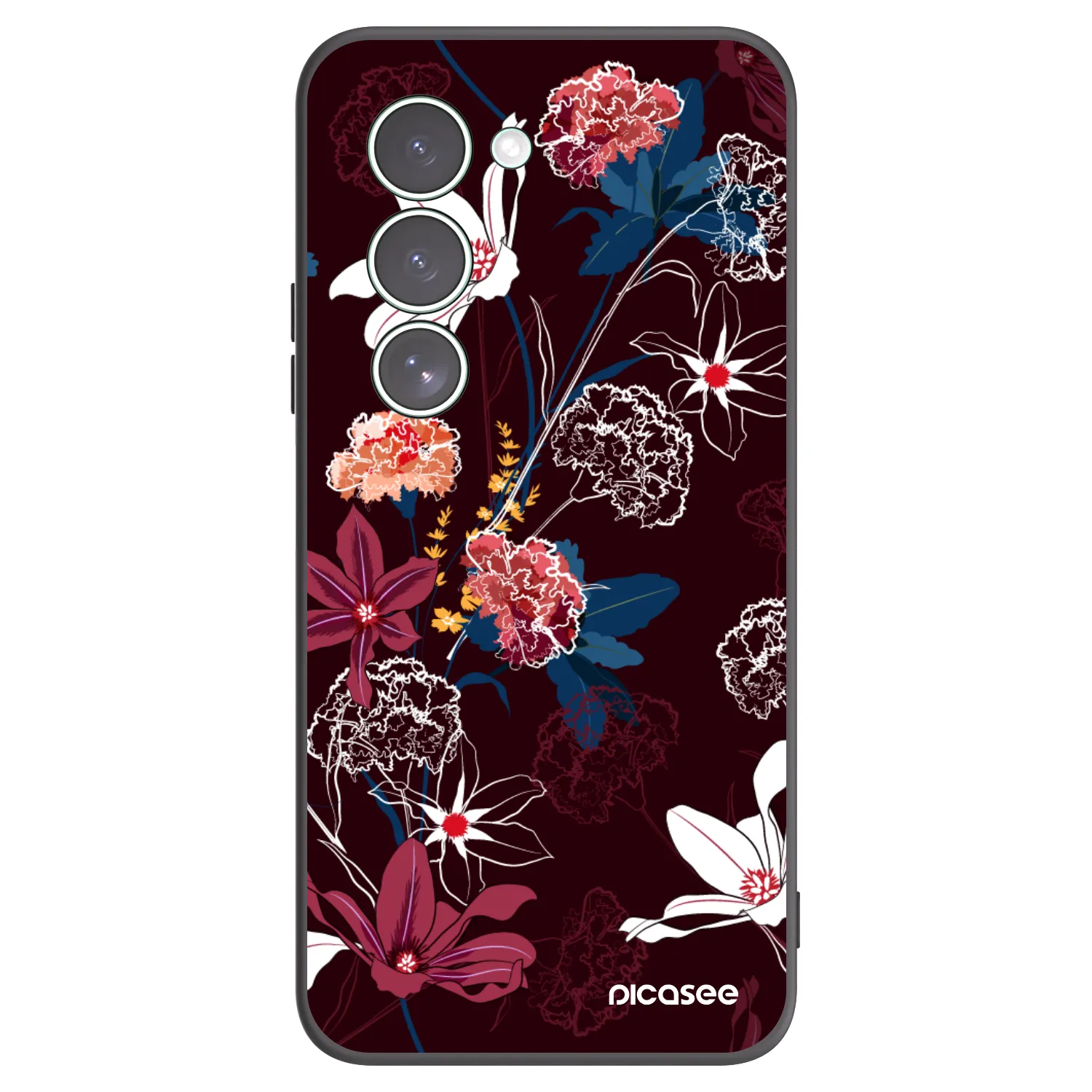 Picasee crna silikonska maskica za Xiaomi Redmi 15 5G - Dark Meadow