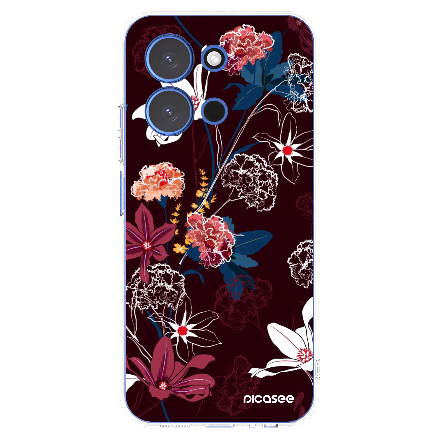 Picasee silikonska prozirna maskica za Xiaomi Redmi 15C 4G - Dark Meadow