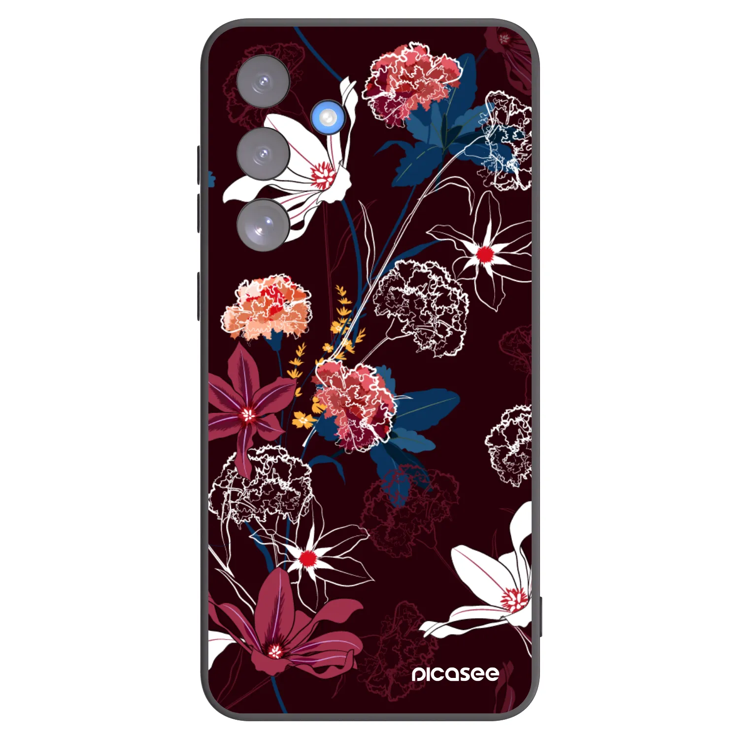 Picasee crna silikonska maskica za Samsung Galaxy S25 FE 5G - Dark Meadow