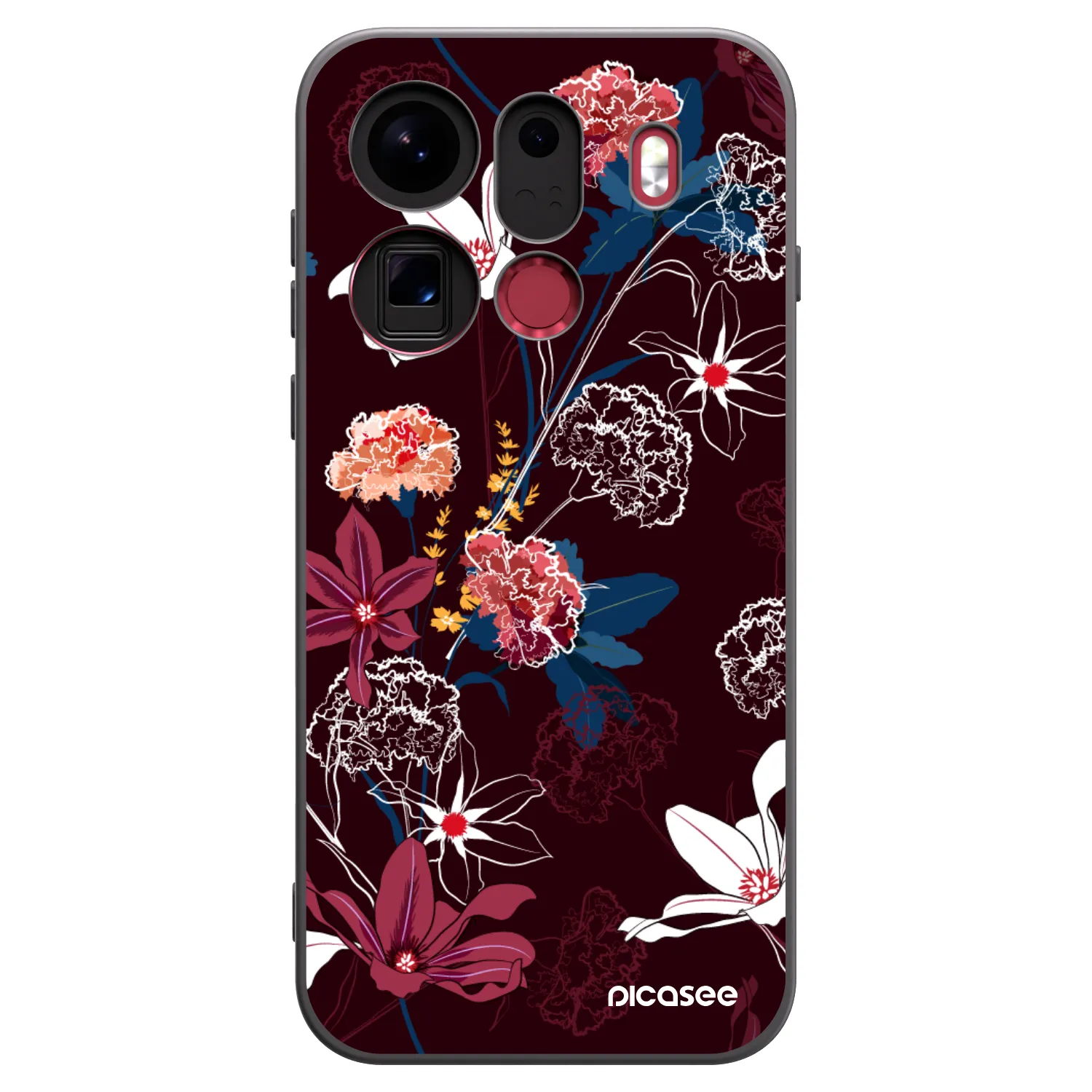 Picasee crna silikonska maskica za OPPO Find X9 Pro - Dark Meadow