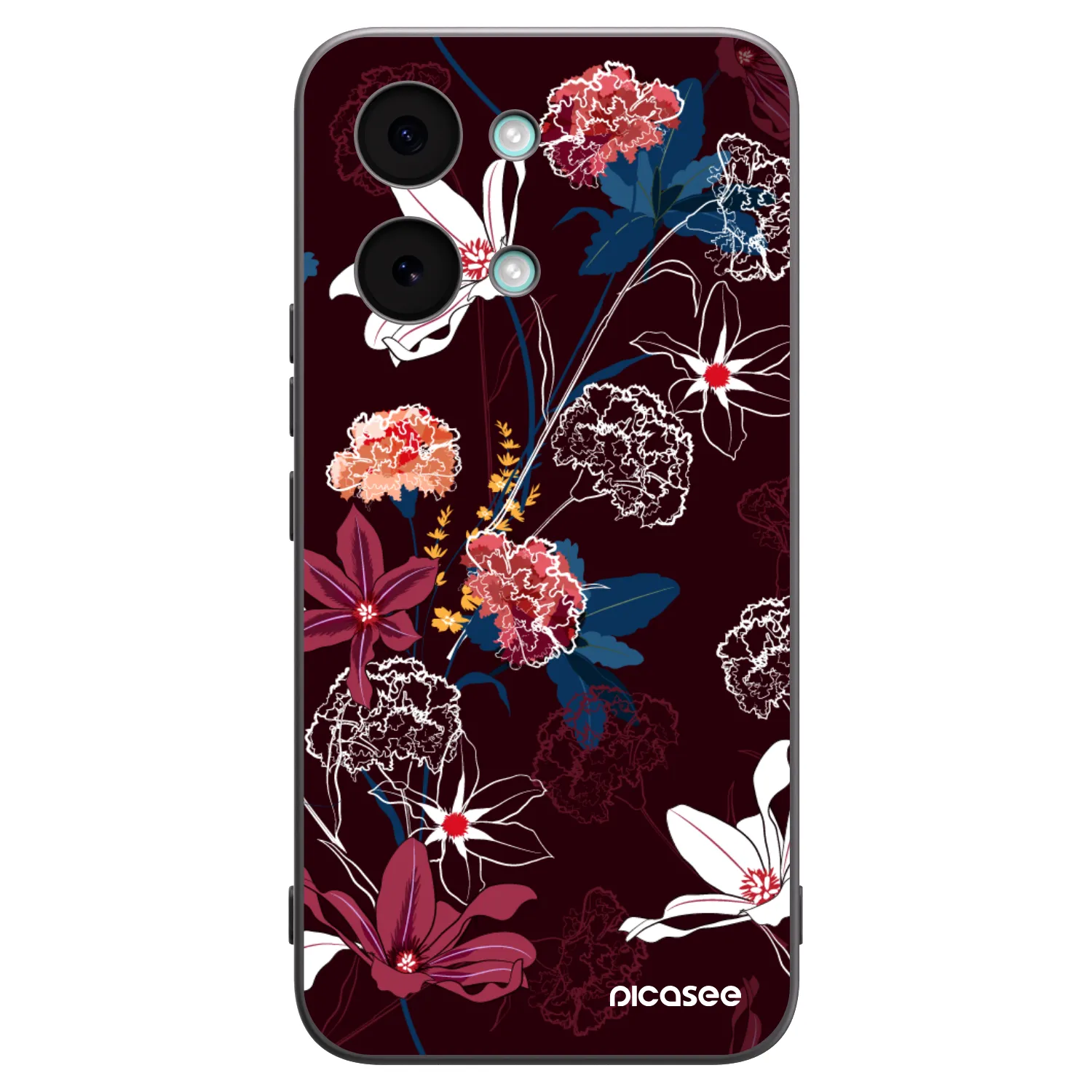 Picasee crna silikonska maskica za Xiaomi Poco X8 Pro Max - Dark Meadow