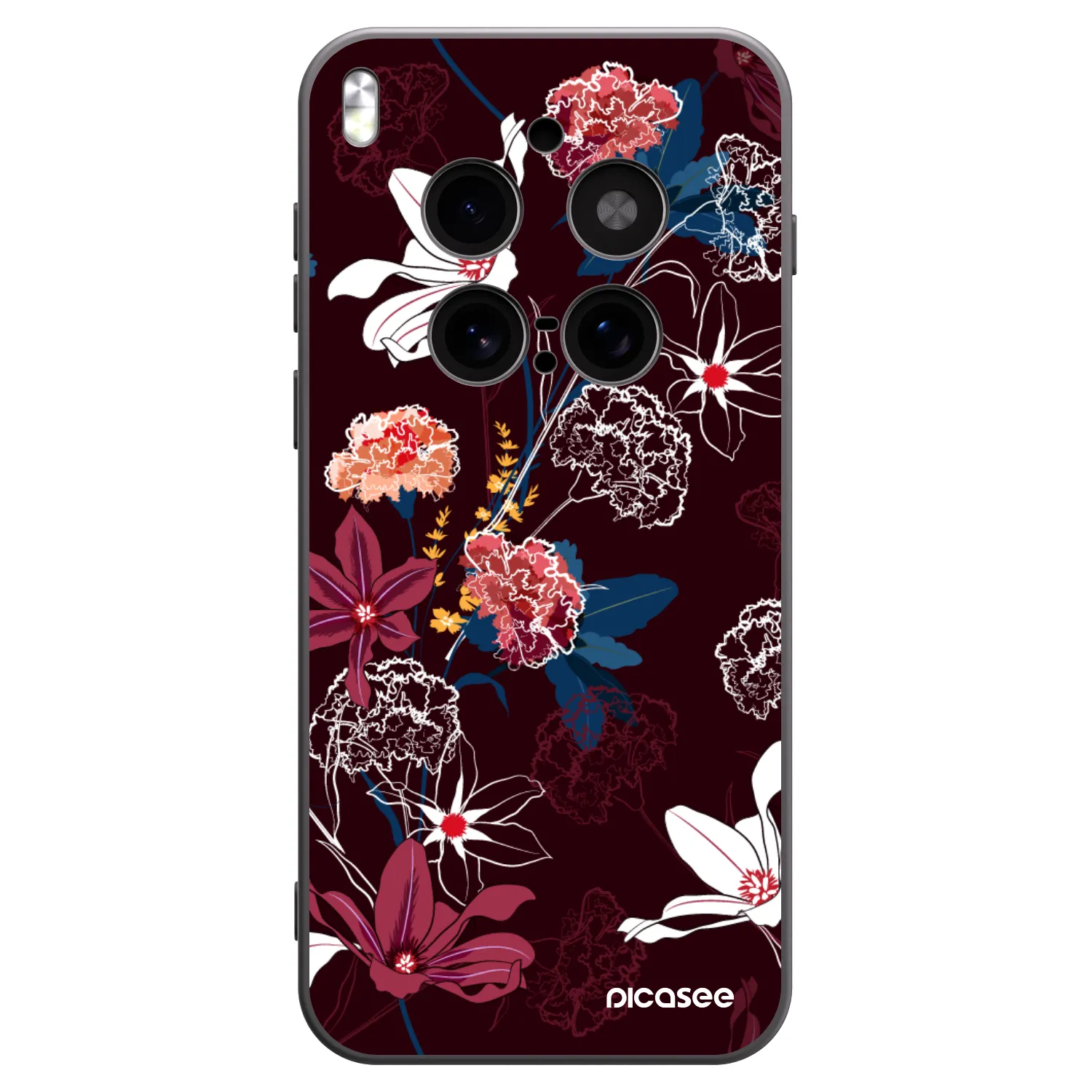 Picasee crna silikonska maskica za Vivo X300 Pro - Dark Meadow