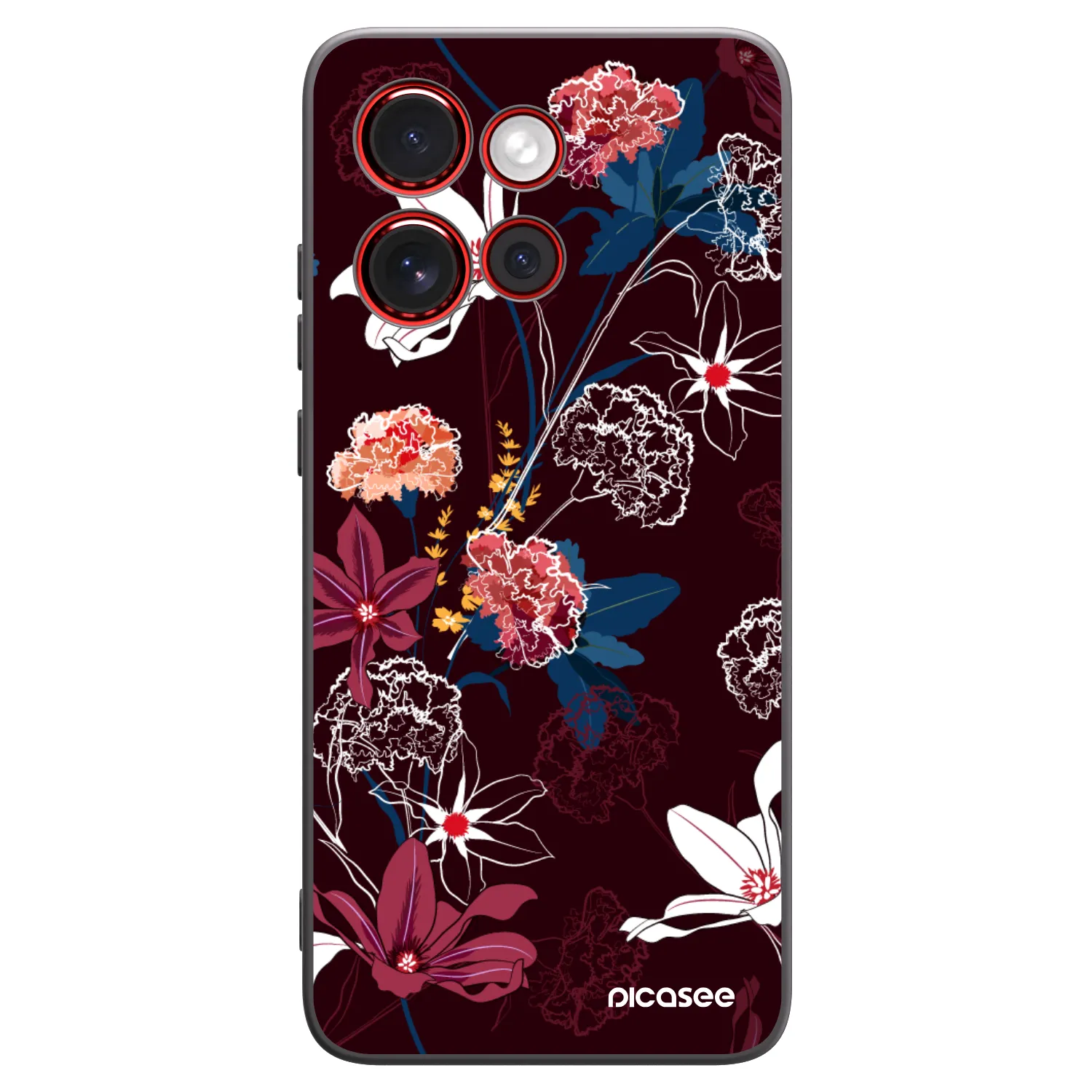 Picasee crna silikonska maskica za Motorola Edge 60 Neo 5G - Dark Meadow