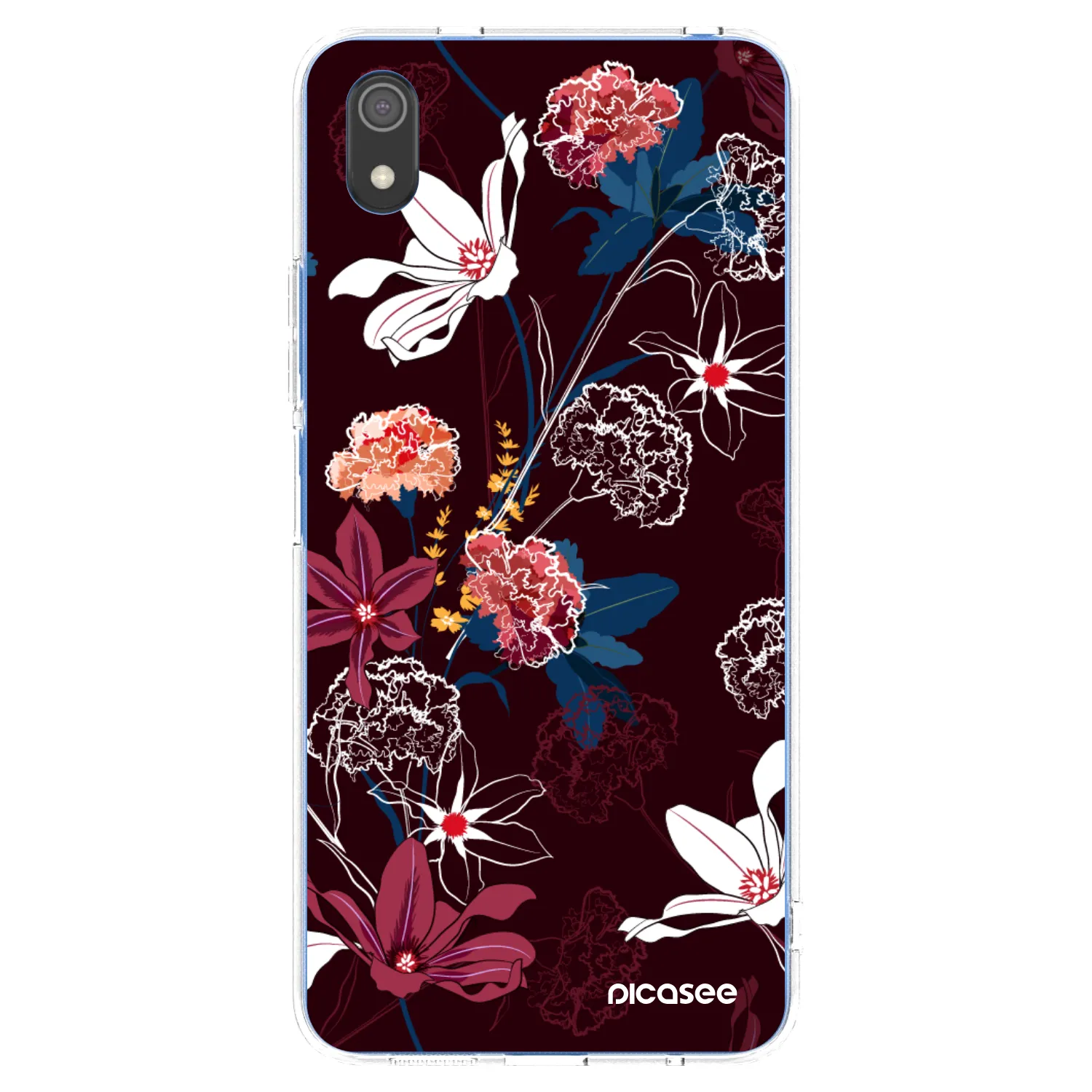Picasee silikonska prozirna maskica za Xiaomi Redmi 7A - Dark Meadow