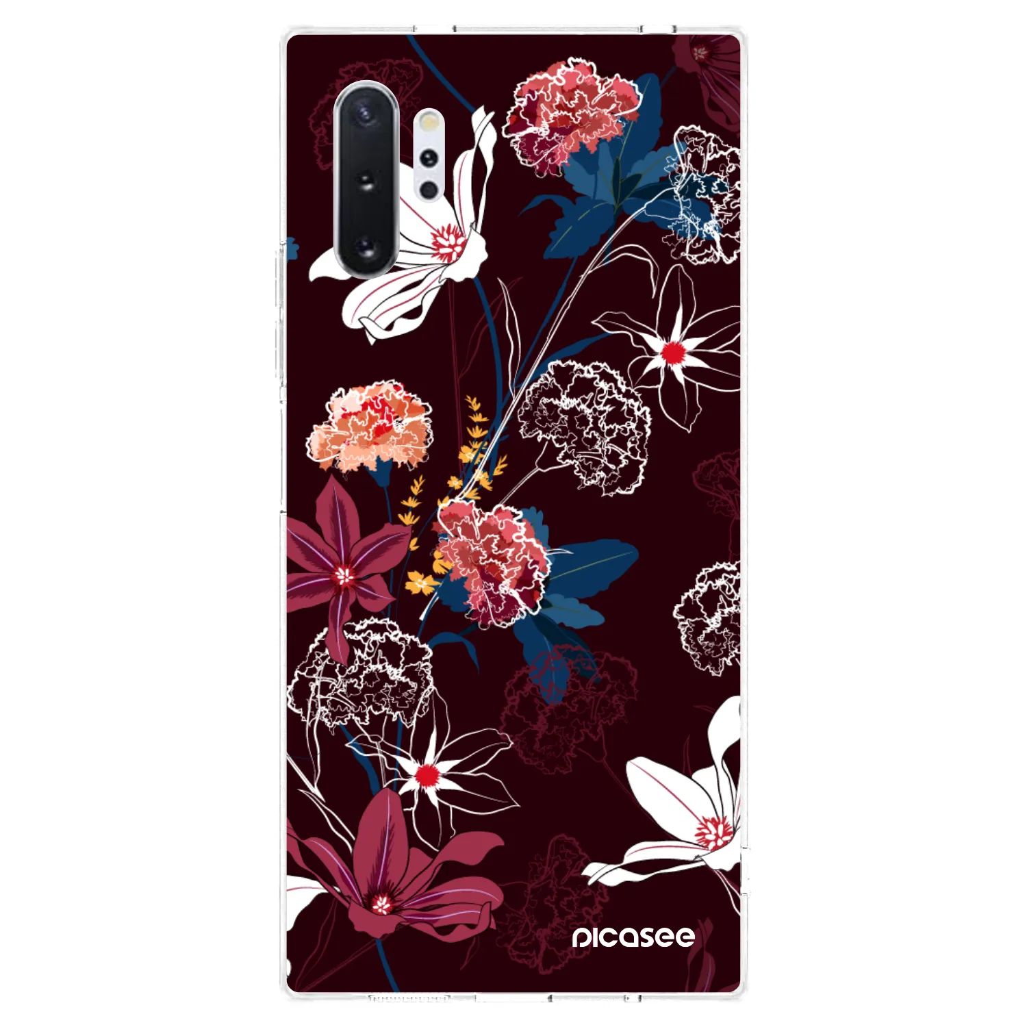 Picasee silikonska prozirna maskica za Samsung Galaxy Note 10+ N975F - Dark Meadow