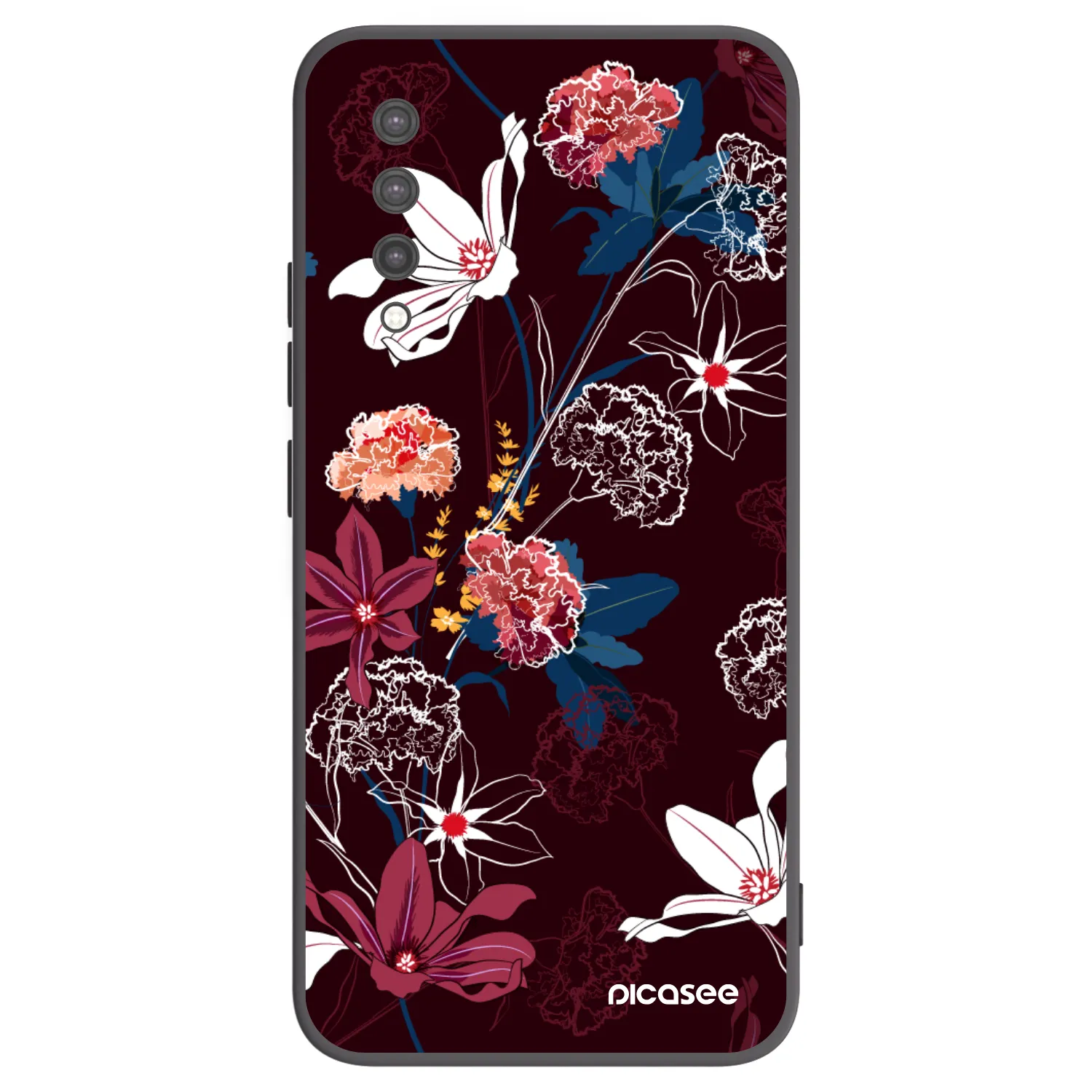 Picasee crna silikonska maskica za Xiaomi Mi 9 Lite - Dark Meadow