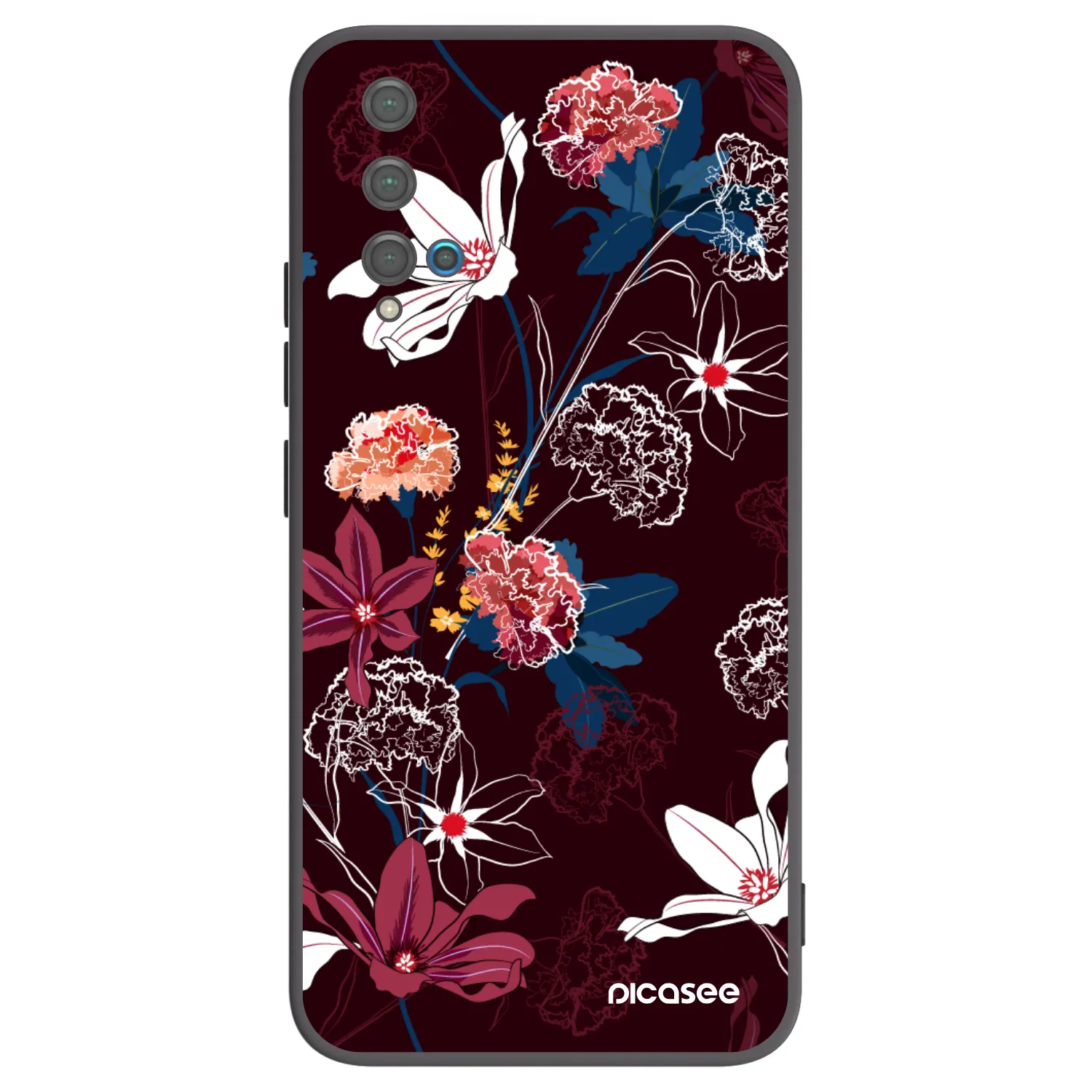 Picasee crna silikonska maskica za Huawei Nova 5T - Dark Meadow