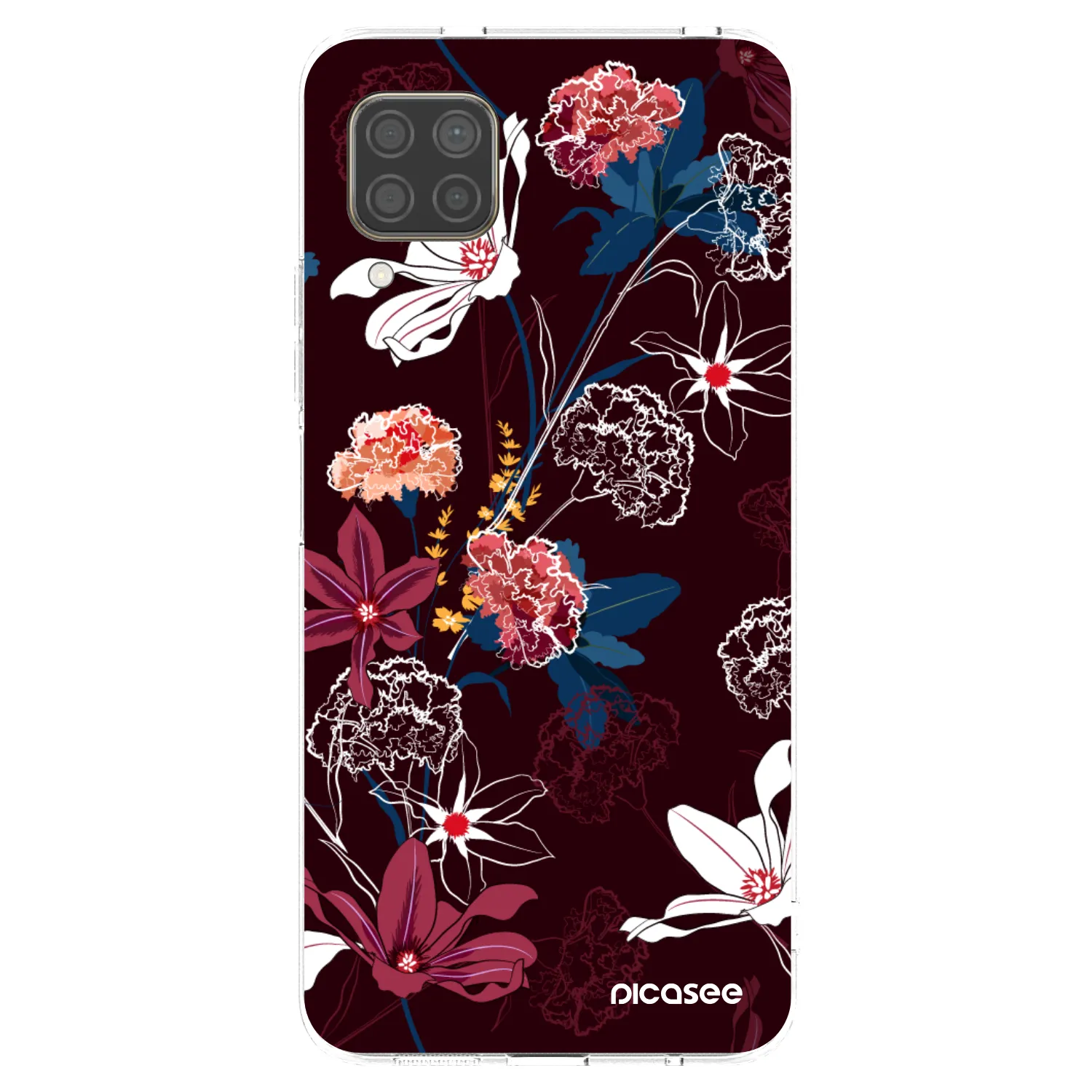 Picasee silikonska prozirna maskica za Huawei P40 Lite - Dark Meadow