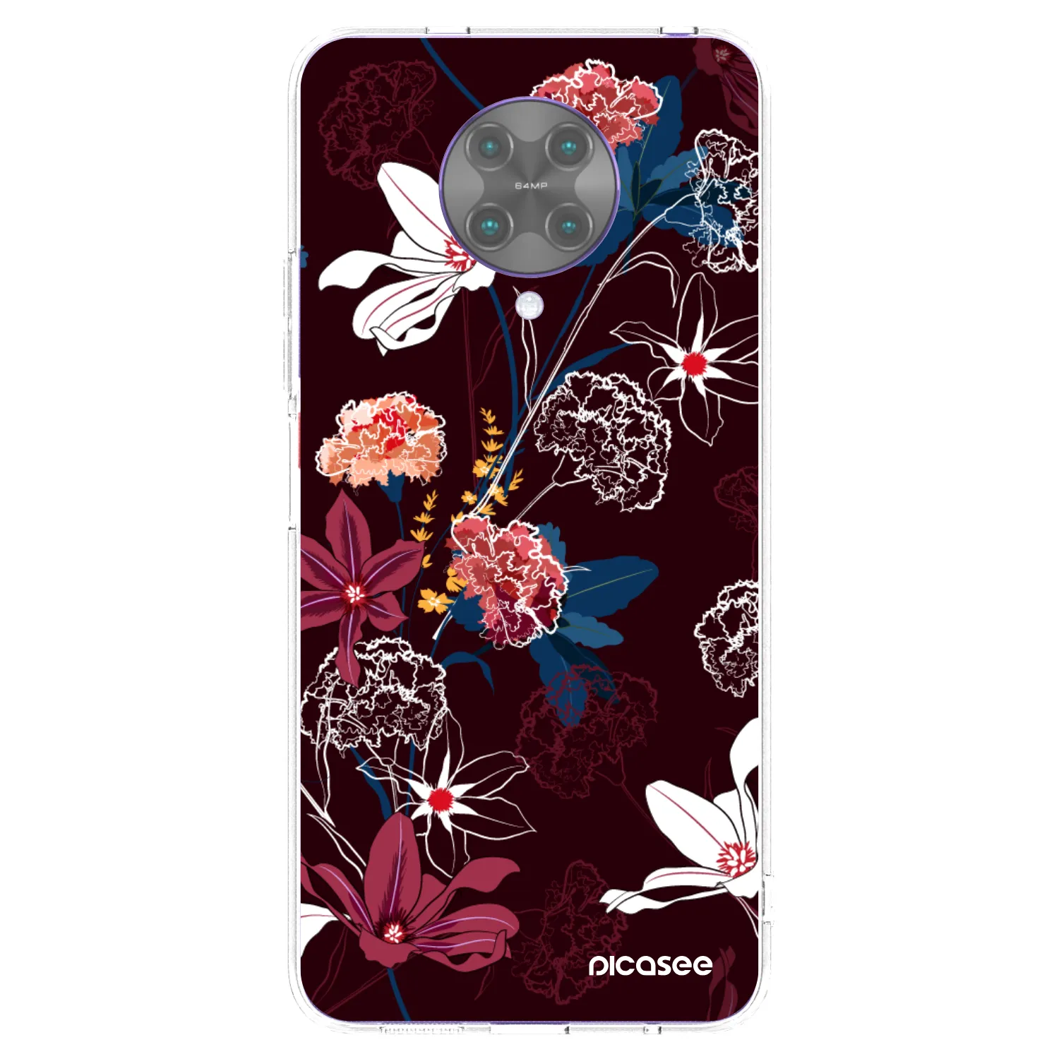 Picasee silikonska prozirna maskica za Xiaomi Poco F2 Pro - Dark Meadow