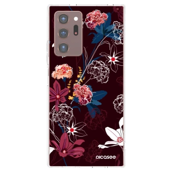 Picasee silikonska prozirna maskica za Samsung Galaxy Note 20 Ultra - Dark Meadow