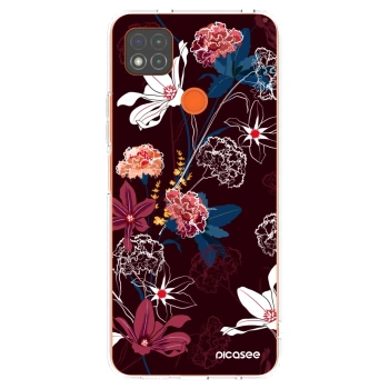 Picasee silikonska prozirna maskica za Xiaomi Redmi 9C - Dark Meadow