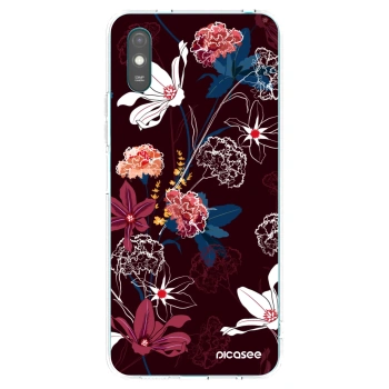 Picasee silikonska prozirna maskica za Xiaomi Redmi 9A - Dark Meadow