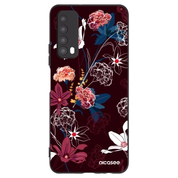 Picasee crna silikonska maskica za Huawei P Smart 2021 - Dark Meadow