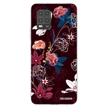 Picasee silikonska prozirna maskica za Xiaomi Mi 10 Lite - Dark Meadow