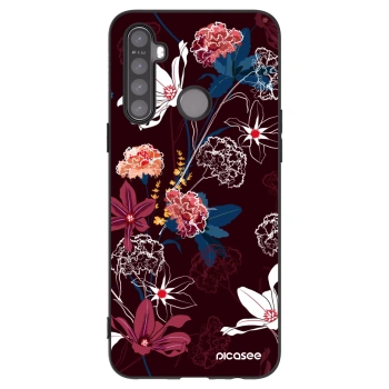Picasee crna silikonska maskica za Realme 6i - Dark Meadow