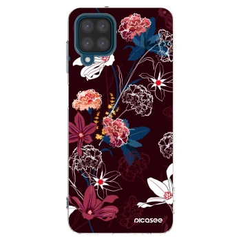 Picasee silikonska prozirna maskica za Samsung Galaxy A12 A125F - Dark Meadow