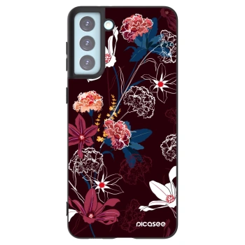 Picasee crna silikonska maskica za Samsung Galaxy S21+ 5G G996F - Dark Meadow