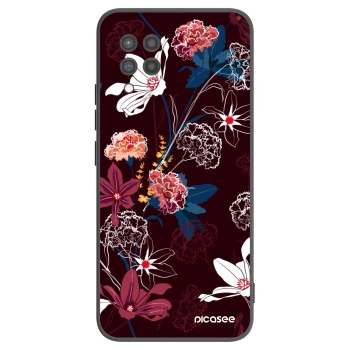 Picasee crna silikonska maskica za Samsung Galaxy A42 A426B - Dark Meadow