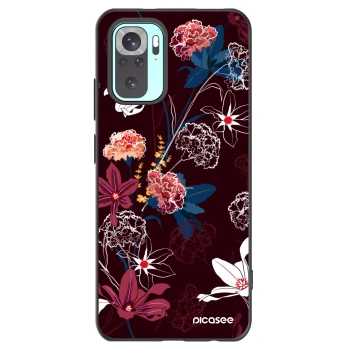 Picasee crna silikonska maskica za Xiaomi Redmi Note 10 Pro - Dark Meadow