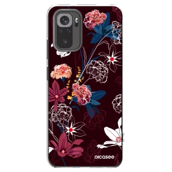 Picasee silikonska prozirna maskica za Xiaomi Redmi Note 10S - Dark Meadow