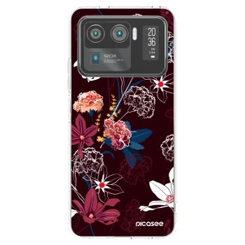Picasee silikonska prozirna maskica za Xiaomi Mi 11 Ultra - Dark Meadow