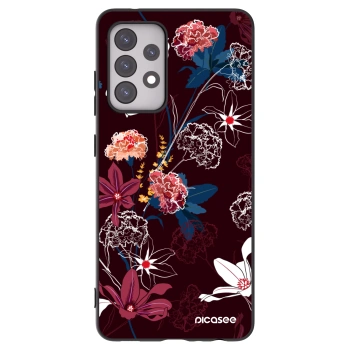 Picasee crna silikonska maskica za Samsung Galaxy A52s 5G A528B - Dark Meadow
