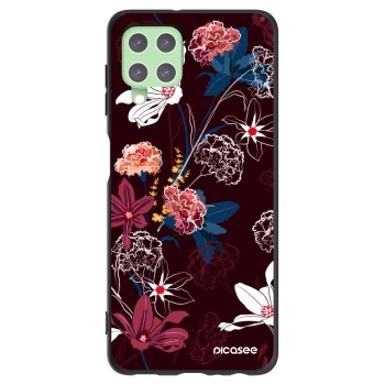 Picasee crna silikonska maskica za Samsung Galaxy A22 A225F 4G - Dark Meadow