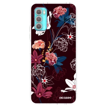 Picasee silikonska prozirna maskica za Motorola Moto G60 - Dark Meadow