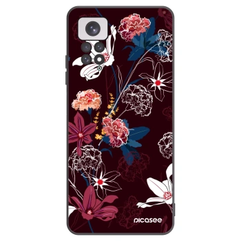 Picasee crna silikonska maskica za Xiaomi Redmi Note 11 - Dark Meadow