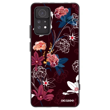 Picasee crna silikonska maskica za Xiaomi Redmi Note 11 Pro 5G - Dark Meadow