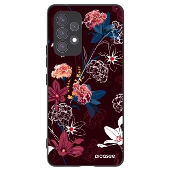 Picasee crna silikonska maskica za Samsung Galaxy A53 5G A536 - Dark Meadow