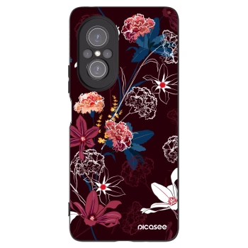 Picasee crna silikonska maskica za Huawei Nova 9 SE - Dark Meadow