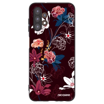 Picasee crna silikonska maskica za Samsung Galaxy A13 4G A135 - Dark Meadow