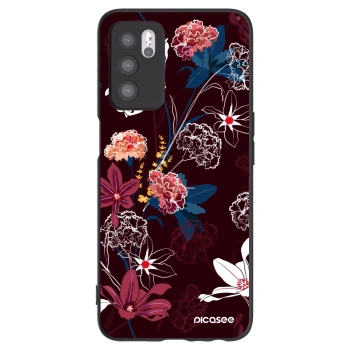 Picasee crna silikonska maskica za OPPO A16s - Dark Meadow