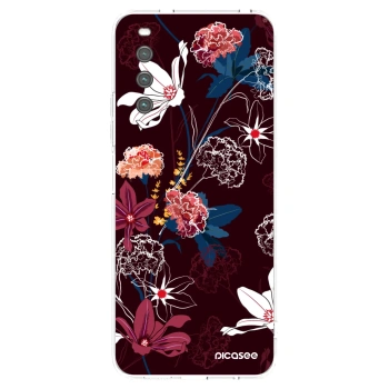 Picasee silikonska prozirna maskica za Sony Xperia 10 IV 5G - Dark Meadow