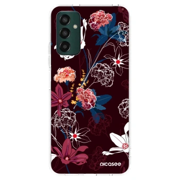 Picasee silikonska prozirna maskica za Samsung Galaxy M13 M135F - Dark Meadow