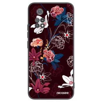 Picasee crna silikonska maskica za Xiaomi Poco M4 Pro - Dark Meadow