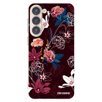 Picasee silikonska prozirna maskica za Samsung Galaxy S23+ 5G - Dark Meadow